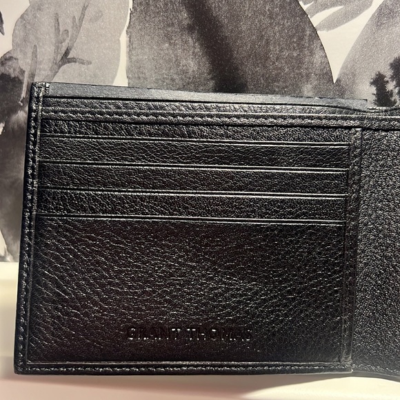 NWT Grant Thomas Black Pebble Wallet! ID Holder, Card Holders, Cash Holders! - Picture 5 of 9